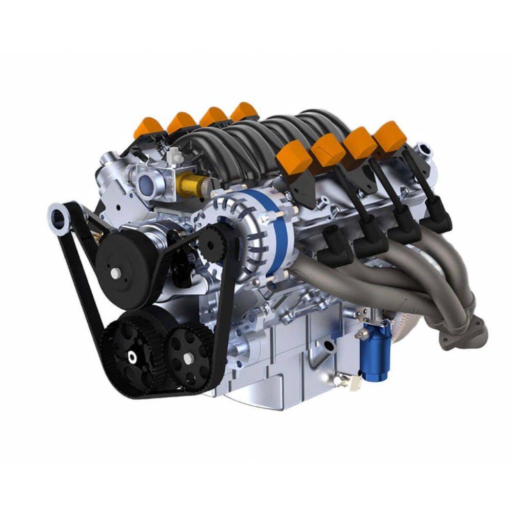 Model Kit V8 Engine - CISON V8 엔진 LS-52 52CC 1/5