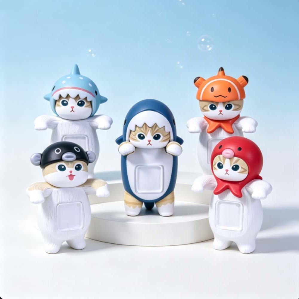 Model Kit Mobil - 모푸산드 블라인드 박스 히퍼스 해양생물 시리즈
