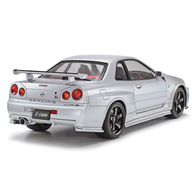 Model Kit R34 - 정적 조립 자동차 모델 Tamiya-24282 1/24