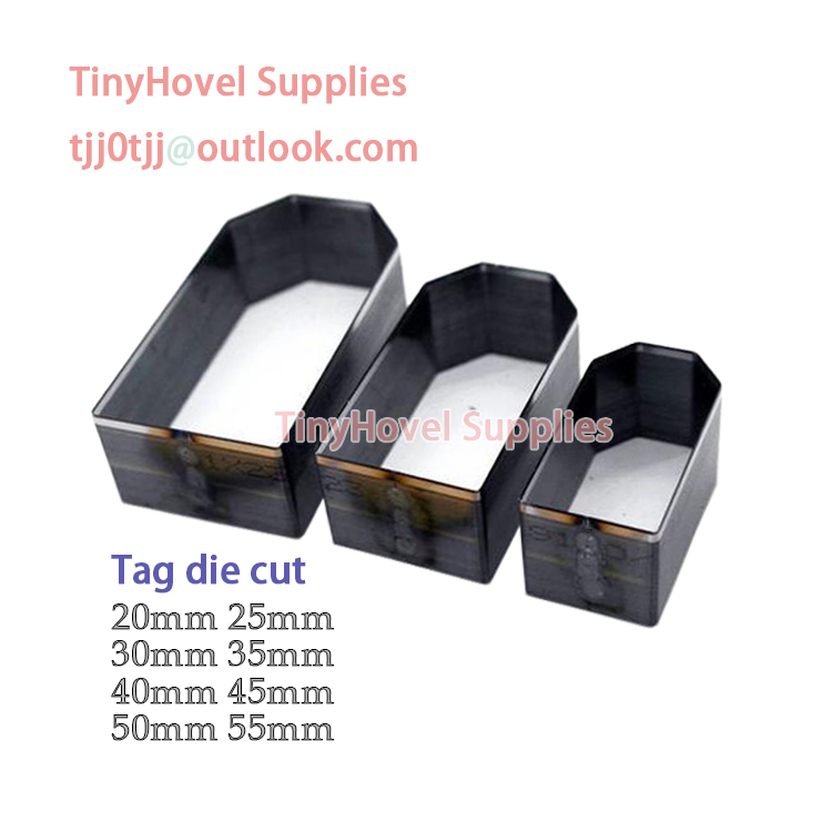 Model Kit Cutter - 가죽용 태그 스틸 커팅 몰드, 스틸