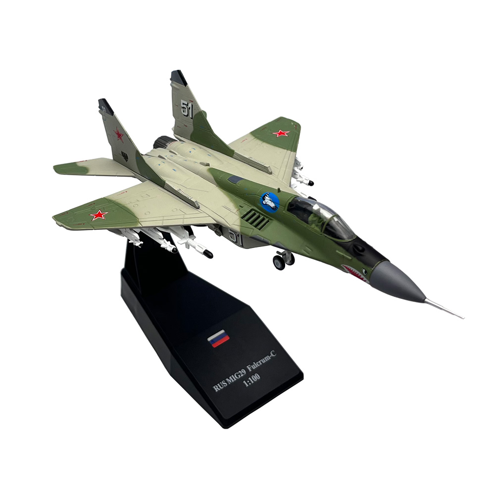 Model Kit Aircraft - 1/100 스케일 러시아 MIG-29 Mig29 Fulcrum