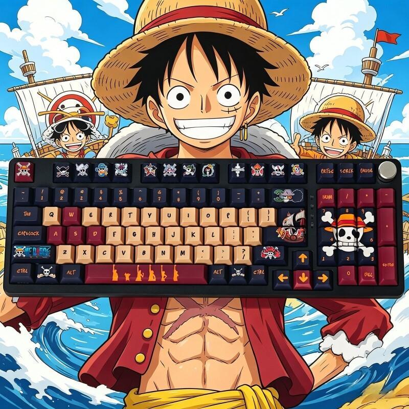 Model Kit One Piece Bandai - 반다이 원피스 몽키 D. 루피 키캡