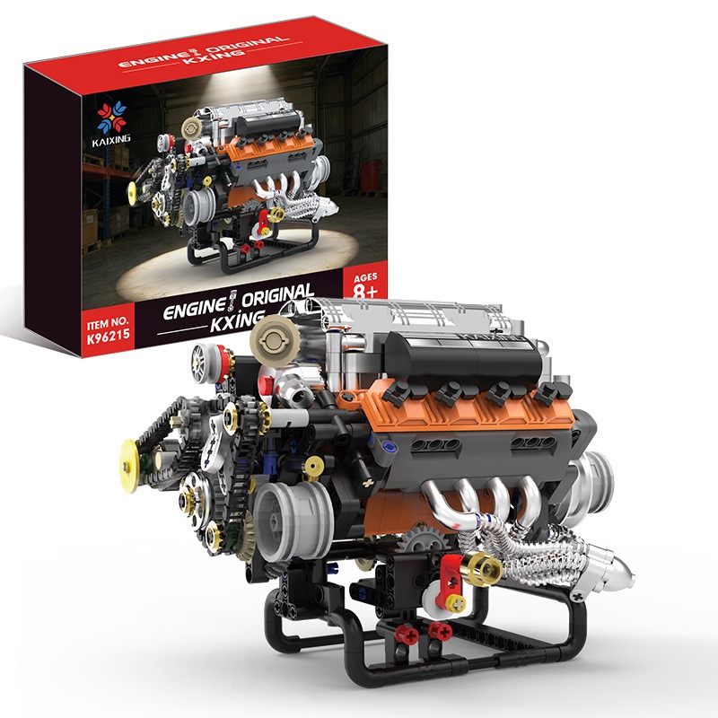 K96215 767PCS V8 엔진 모델 빌딩 블록 모 - Model Kit V8 Engine 리뷰 및 가격