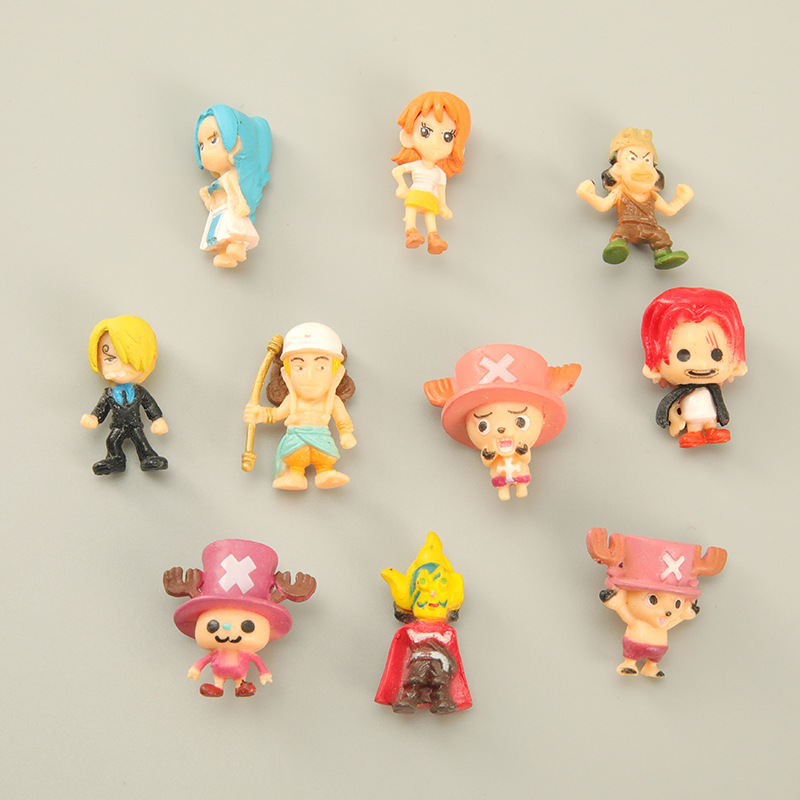 6-12개/세트 원피스 몽키 D. 루피 나미 우솝 상디 - Model Kit One Piece Bandai 리뷰 및 가격