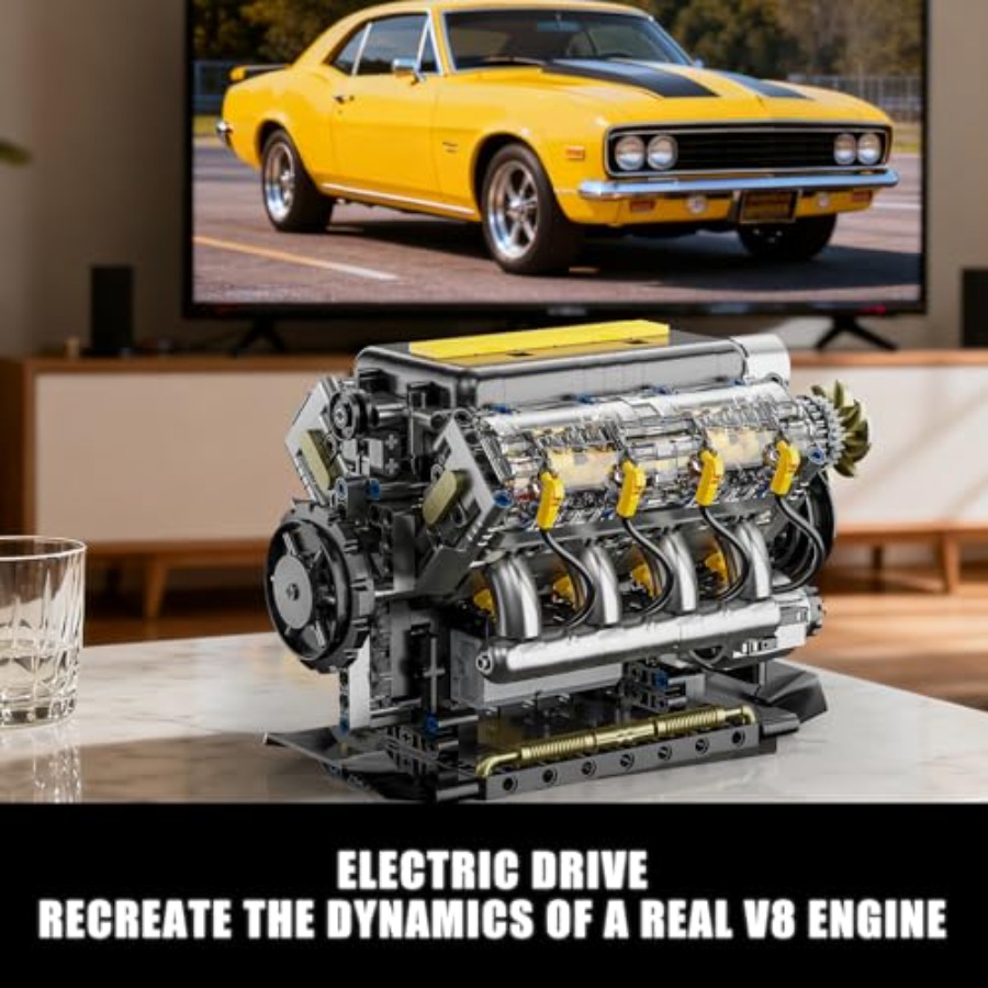 V8 엔진 모델 키트(실행 가능), 성인용 눈에 보이는 - Model Kit V8 Engine 리뷰 및 가격