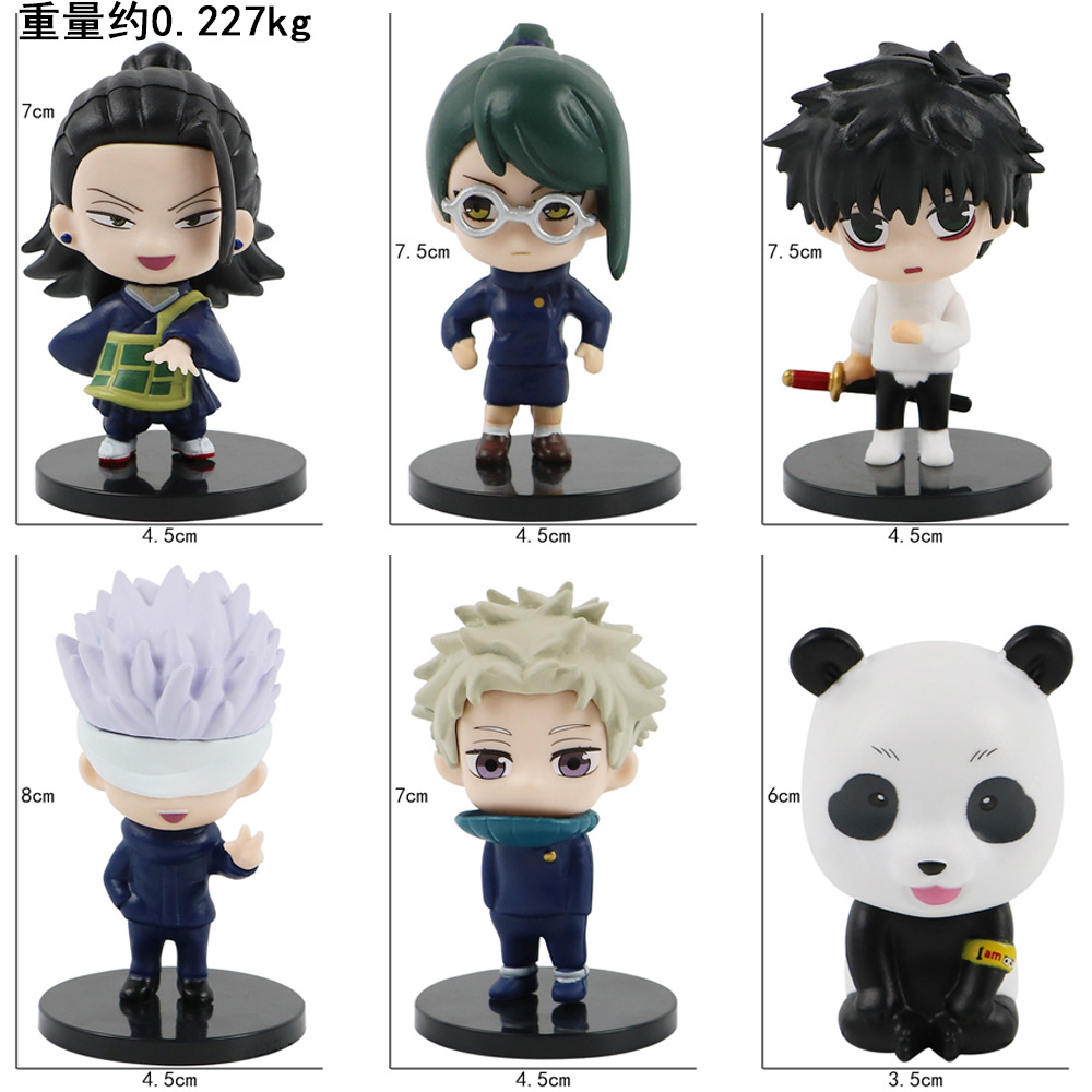 6 개/대 만화 Jujutsu Kaisen Gojo S - Model Kit Jujutsu Kaisen 리뷰 및 가격