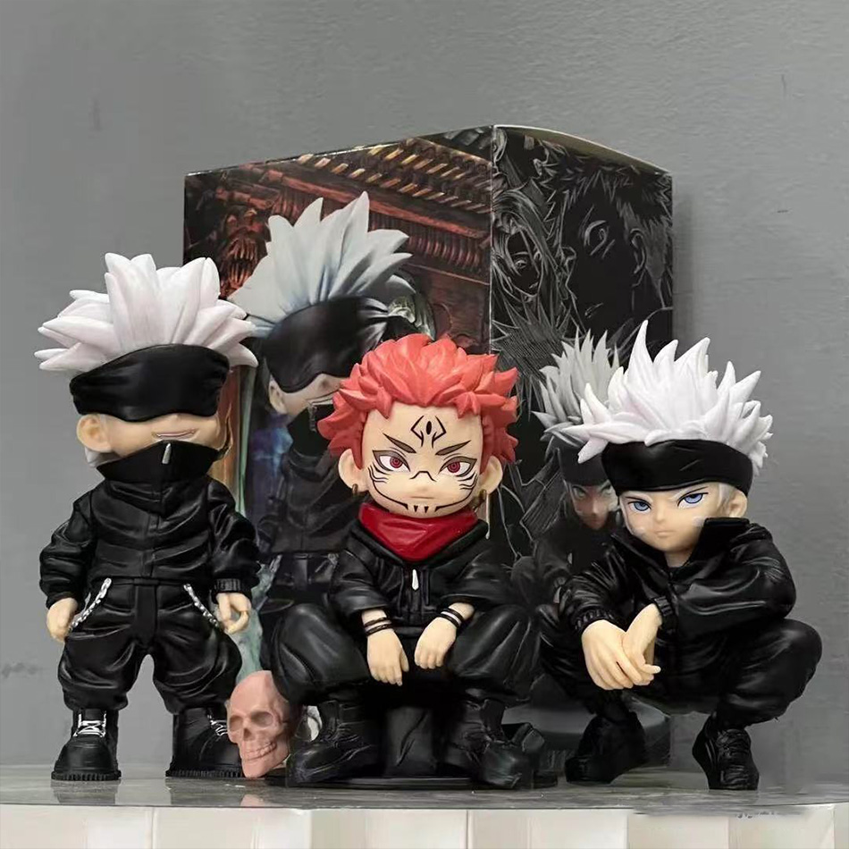 주술회센 애니메이션 액션 피규어 세트 3종 - 사토루  - Model Kit Jujutsu Kaisen 리뷰 및 가격