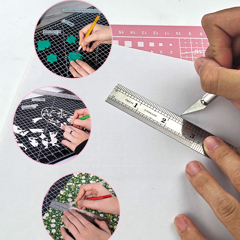 A4 PVC 핸드 커팅 매트 세트, 미술 도구, PVC - Model Kit Cutter 리뷰 및 가격