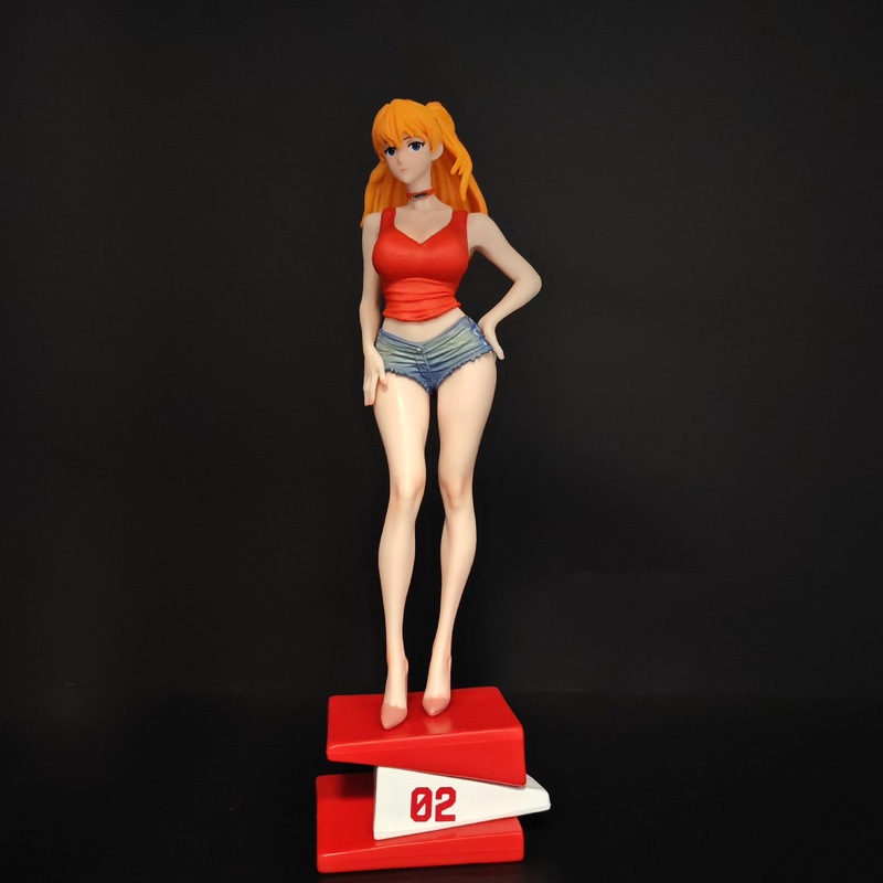 22cm EVA 아스카 랭글리 여름 캐주얼 버전 애니메 - Model Kit Eva 00 리뷰 및 가격