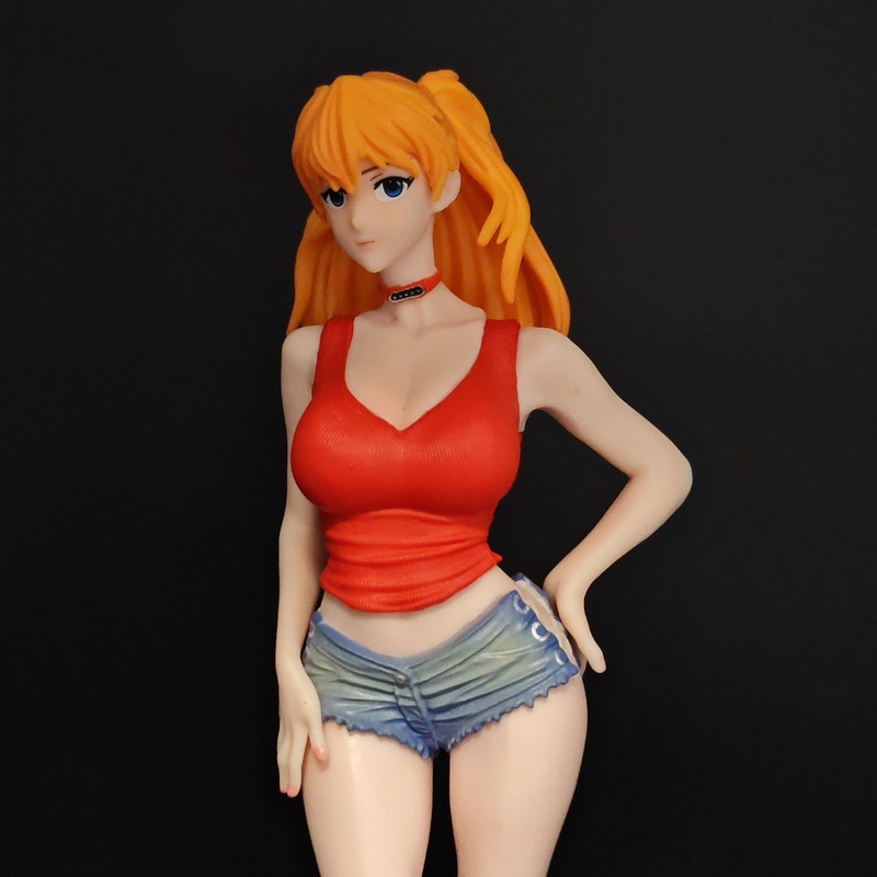 22cm EVA 아스카 랭글리 여름 캐주얼 버전 애니메 - Model Kit Eva 00 리뷰 및 가격