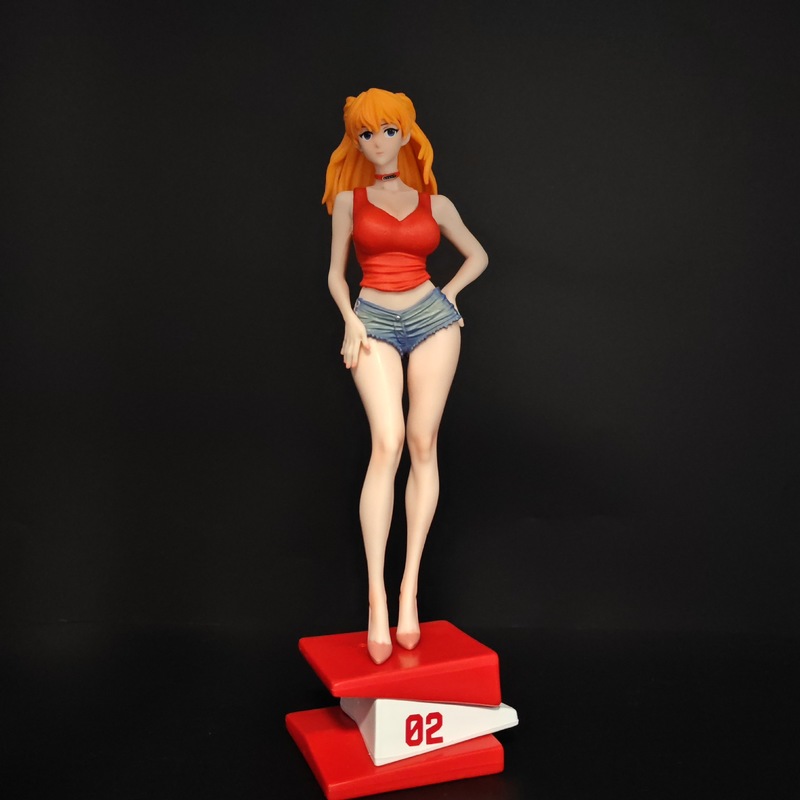 22cm EVA 아스카 랭글리 여름 캐주얼 버전 애니메 - Model Kit Eva 00 리뷰 및 가격