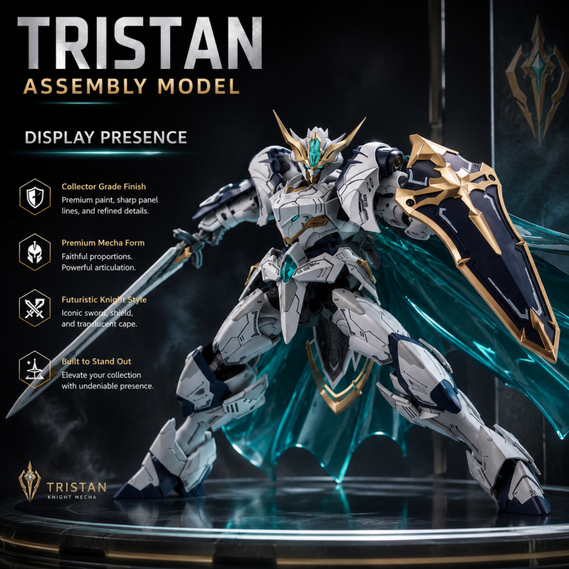 트리스탄 나이트 메카 조립 모델 키트, 검과 방패가 있 - Model Kit Tristan 리뷰 및 가격