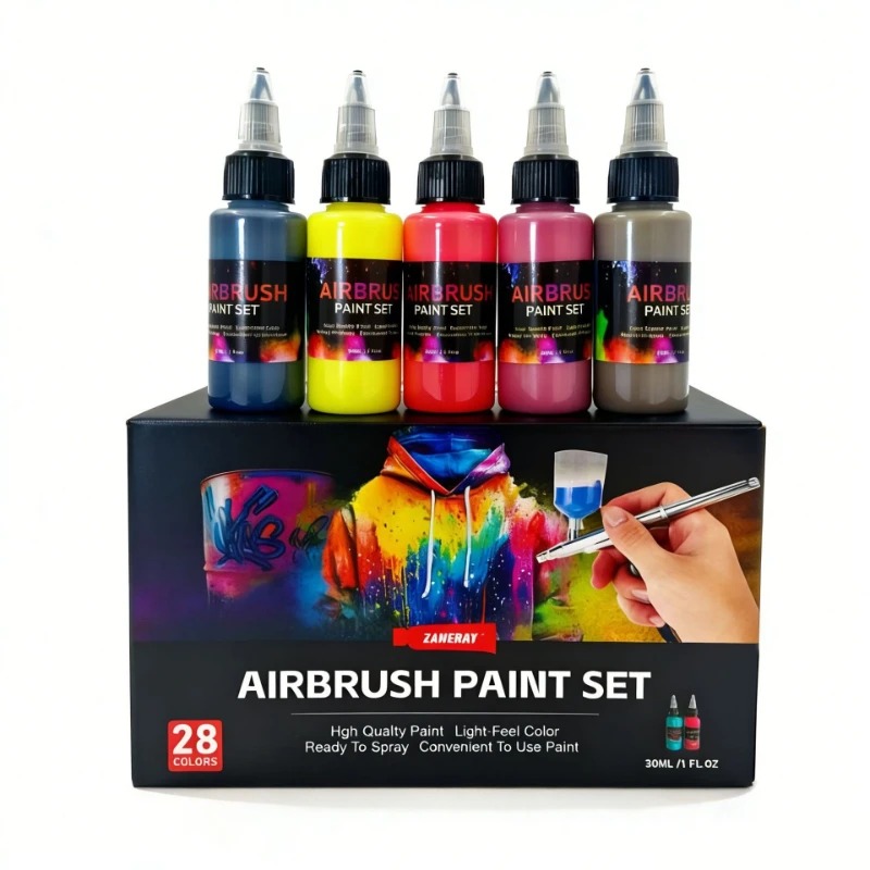 12/28 컬러 수성 에어브러시 아크릴 페인트 키트 3 - Model Kit Acrylic Paint 리뷰 및 가격