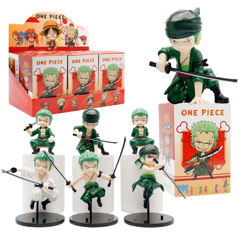 애니메이션 원피스 6개 세트 애니메이션 피규어 로로노아 - Model Kit One Piece Bandai 리뷰 및 가격