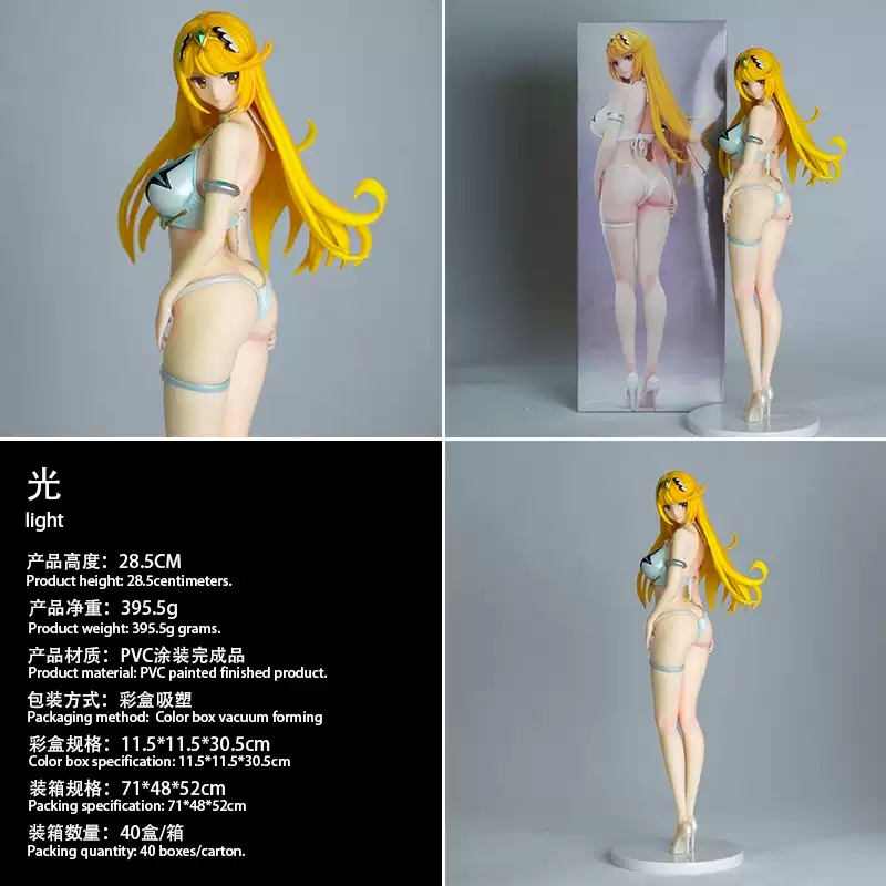 제노블레이드 크로니클스 피라 미트라 수영복 PVC 피규 - Model Kit Xenoblade 리뷰 및 가격
