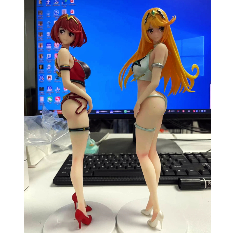 제노블레이드 크로니클스 피라 미트라 수영복 PVC 피규 - Model Kit Xenoblade 리뷰 및 가격