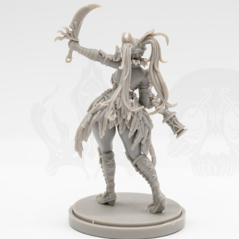 30Mm 베이스 레진 피규어 조립 모델 키트 여성 전사 - Model Kit Waifu 리뷰 및 가격