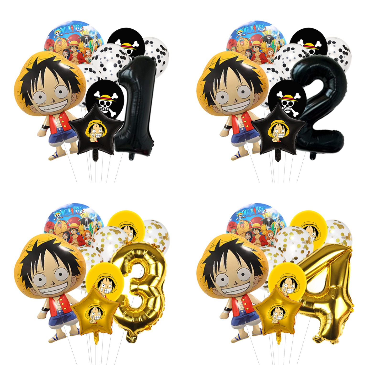 원피스 생일 풍선 키트 루피 포일 마일라 + 컬러 라텍 - Model Kit One Piece Bandai 리뷰 및 가격