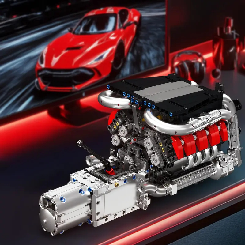 몰드 킹 10203 1169피스 슈퍼카 V8 엔진 조립 - Model Kit V8 Engine 리뷰 및 가격