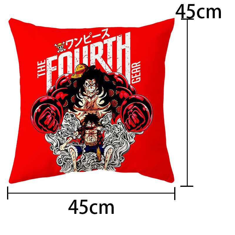 Anime 원피스 만화 베개 커버 45x45cm 폴리  - Model Kit One Piece Bandai 리뷰 및 가격