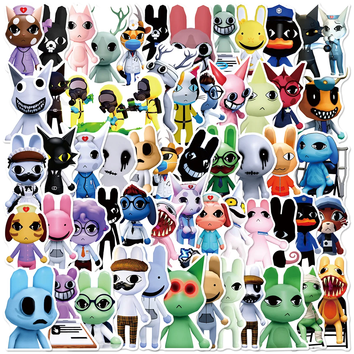 뜨거운 50PCS 공포 게임 동물병원 DIY 공포 스티 - Model Kit Mobil 리뷰 및 가격
