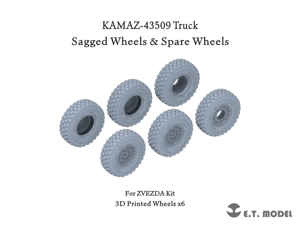 E.T. KAMAZ-43509 트럭용 모델 3D 프린트 - Model Kit Zvezda 리뷰 및 가격