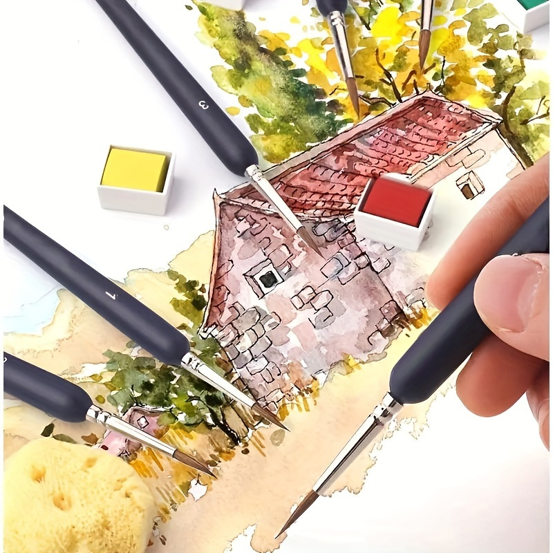 11개 프리미엄 미니어처 정밀 페인트 브러쉬 세트 미니 - Model Kit Acrylic Paint 리뷰 및 가격