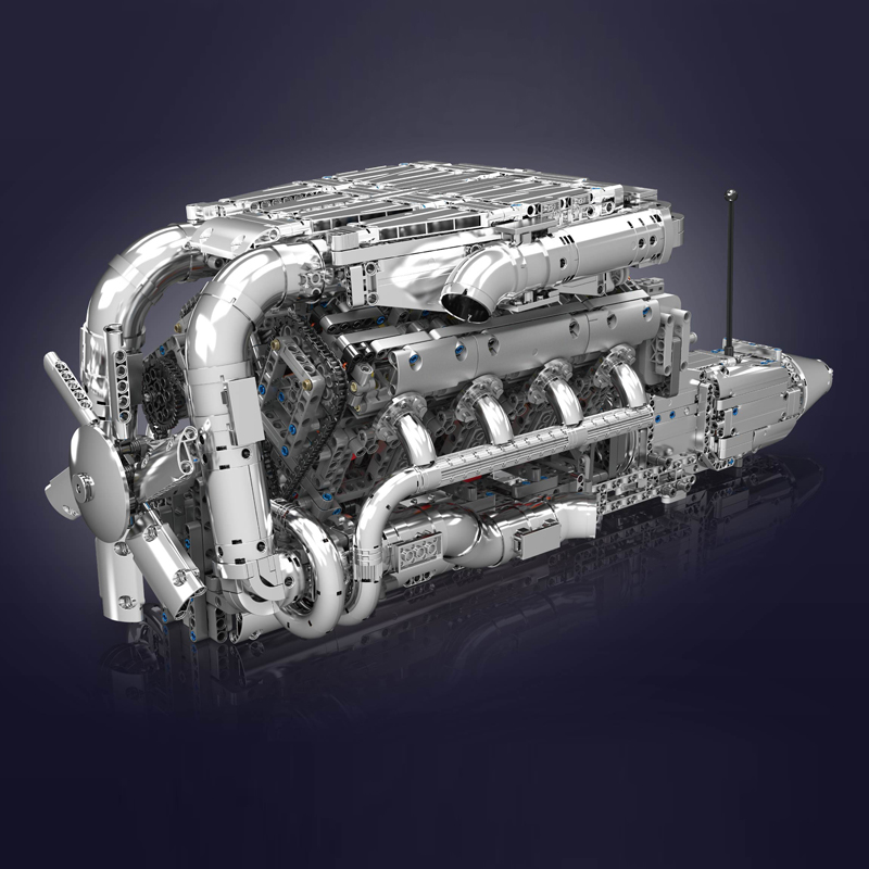 몰드 킹 10168 V8 트윈 터보 엔진 키트 2899 - Model Kit V8 Engine 리뷰 및 가격